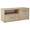 FERNSEHKOMMODE BODO 1D1S Sonoma Eiche 98/35/42 cm - Sonoma Eiche, Holzwerkstoff (98/42/35cm) - Matkam Möbel