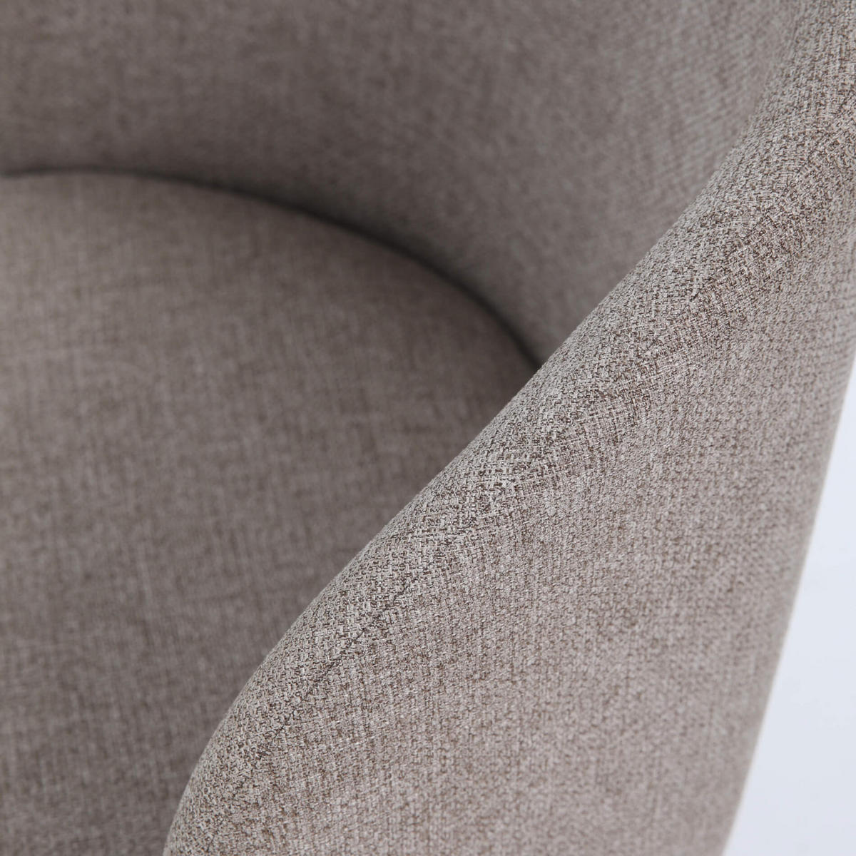 STÜHLE Polylinen Taupe Grau Schwarz, SET 2 Stück - Grau, Textil (56/81/54cm) - Mobili Rebecca