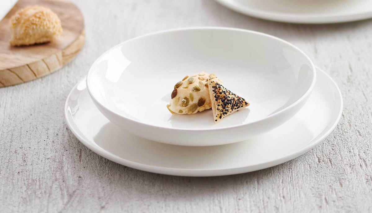 TAFELSERVICE Skagen weiß 12er Set - Weiß, Keramik (30/34/34cm) - Ritzenhoff Breker