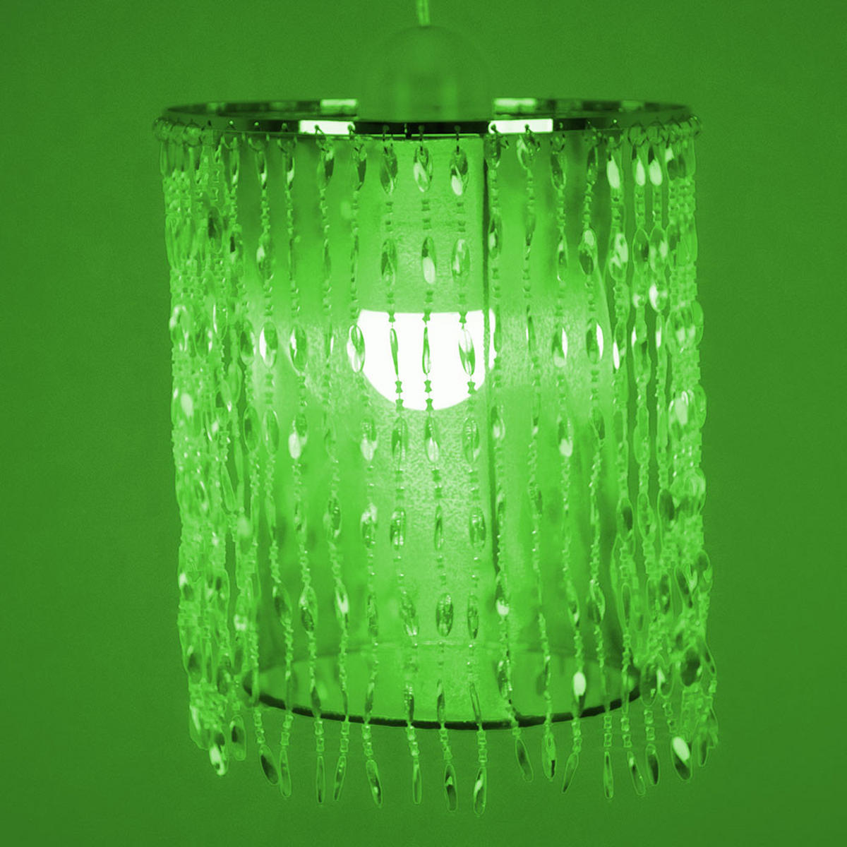 LED DECKENLEUCHTE Metall Rosa Kristalloptik - Rosa, Metall (22.5/22.5/29cm)