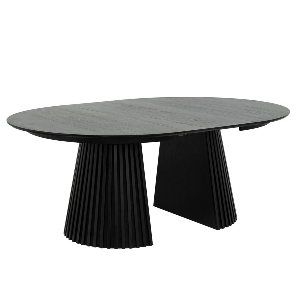 ESSTISCH 140/140/75 Schwarz rund - Schwarz, Holzwerkstoff (140/140/75cm) - Furnhouse