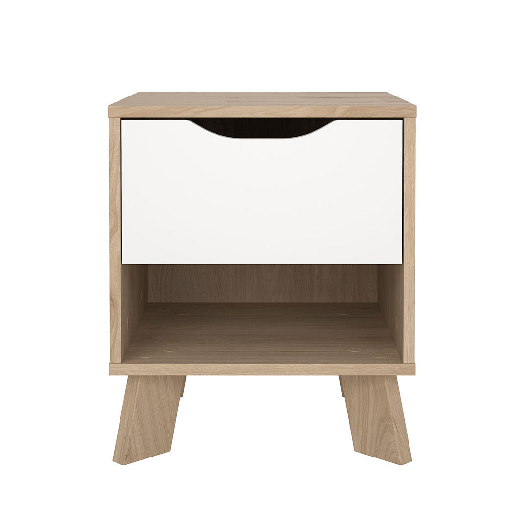 NACHTTISCH, Ikast, Eiche, Holzwerkstoff, 41 x 40 x 48 cm - Eichefarben, Holzwerkstoff (41/48/40cm) - ebuy24