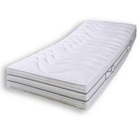 MATRATZE Medisan XXL 1.000 T, mit waschbarem Bezug 60°C, Größe: 120x200, Härtegrad: H2 - Weiß, Textil (120/200cm) - f.a.n. frankenstolz