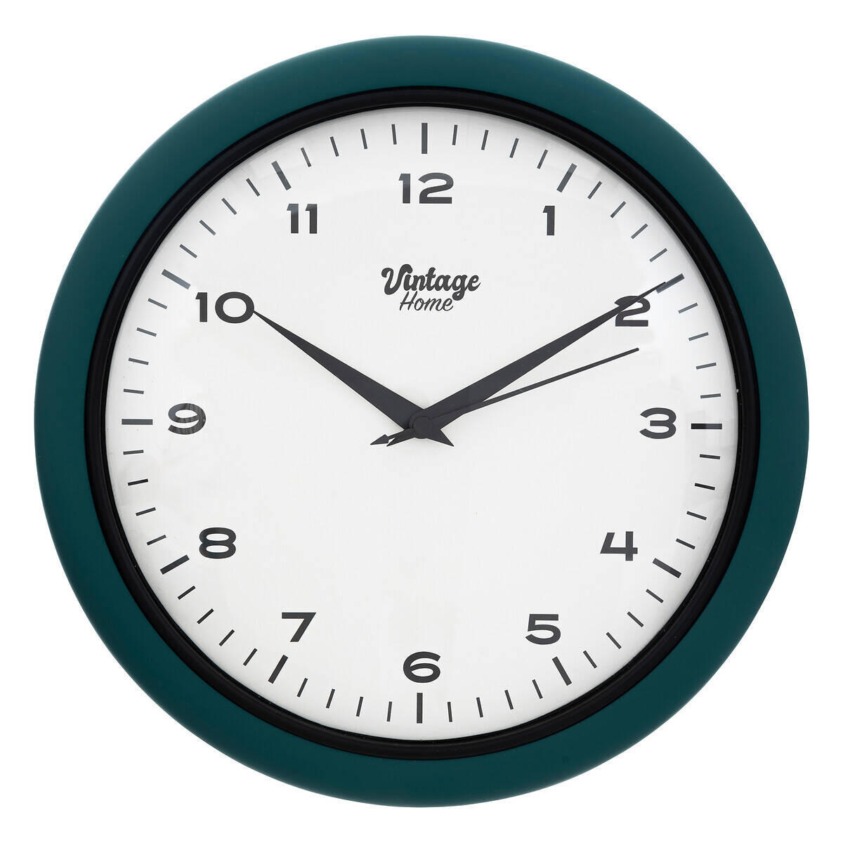 WANDUHR Clarrisse Ø 28 cm - Schwarz, Kunststoff (28/28/5.7cm) - Atmosphera Createur d´interieur