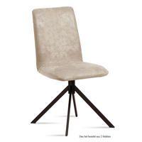 ESSZIMMERSTUHL (2er-Set) Dredi 47x92x60 Schwarz/Natur - Schwarz/Naturfarben, Kunststoff (60/92/47cm) - 58aufmkessel