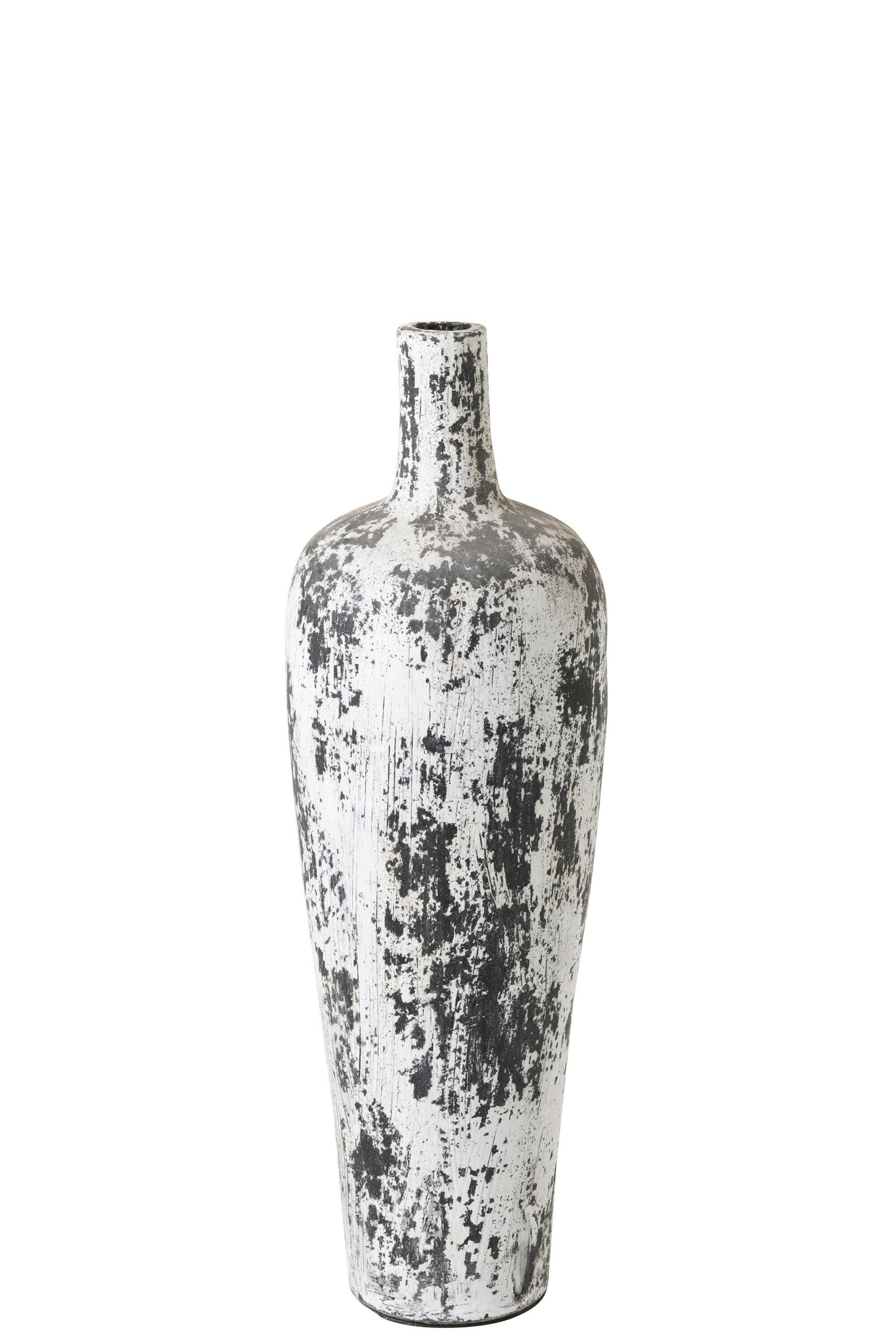 VASE RUBY Schwarz - Schwarz, Keramik (80cm) - J-Line