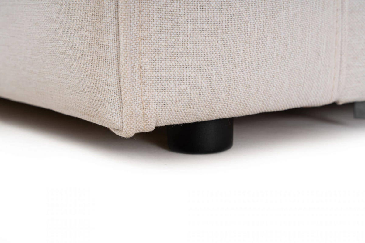 ECKSOFA breites XL-Design - Schwarz/Grau, Holz/Kunststoff (230/180cm) - myHomelando