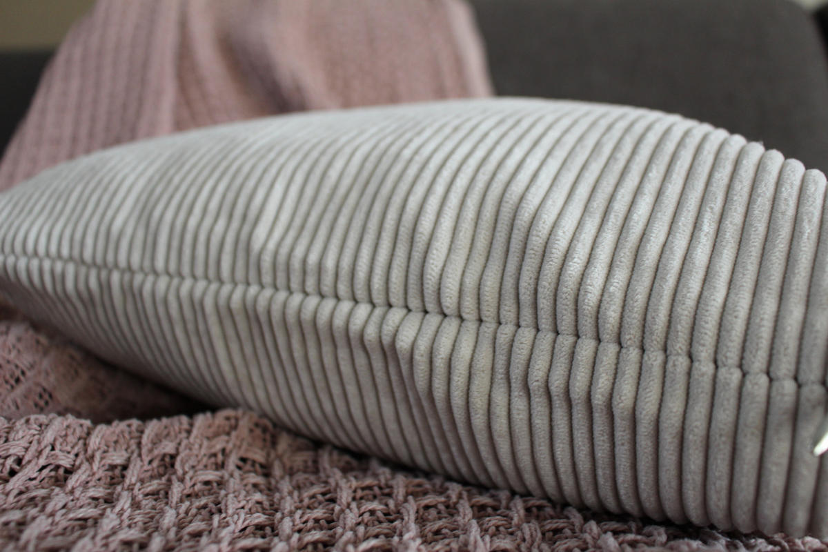 KISSENHÜLLE Inga Cord Look natur - Beige, Textil (40/40cm) - Magma Heimtexx