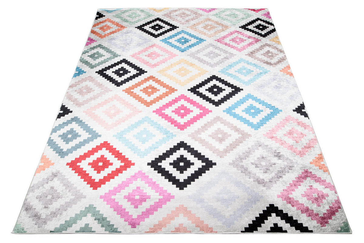 TEPPICH TOSCANA Multicolor 140/200 cm - Multicolor, Textil (140/200cm) - Tapiso