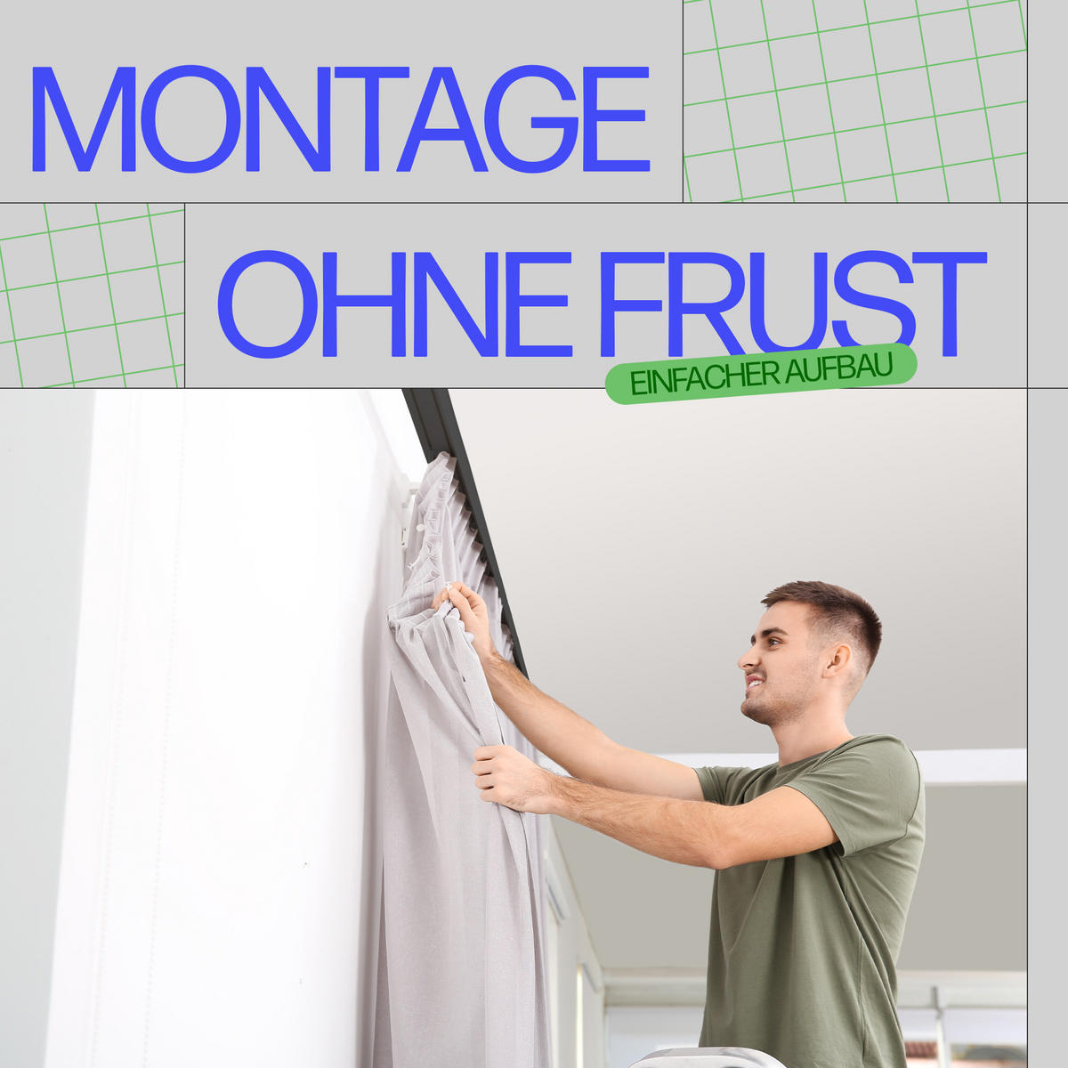 GARDINENSCHIENE - Komplettset inkl. Zubehör 90cm 2-läufig + 2er Set Rundbogen - Weiß, Kunststoff (10/90cm) - Bestlivings