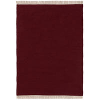 WOLLTEPPICH Liv Dunkelrot 170x240 cm - Dunkelrot, Textil (170/240cm) - benuta Pop
