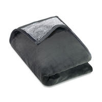 KUSCHELDECKE, 100% Polyester - Grau, Textil (150/200cm) - Zollner
