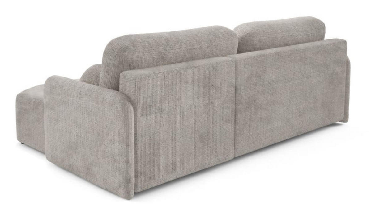 ECKSOFA Beige BONO Mit Schlaffunktion Bezogen Mit Cremona Stoff - Beige, Textil (212/160cm) - Sepro Meble