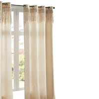 FERTIGVORHANG Ritual 140/260 cm - Beige, Naturmaterialien (140/260cm) - Atmosphera Createur d´interieur
