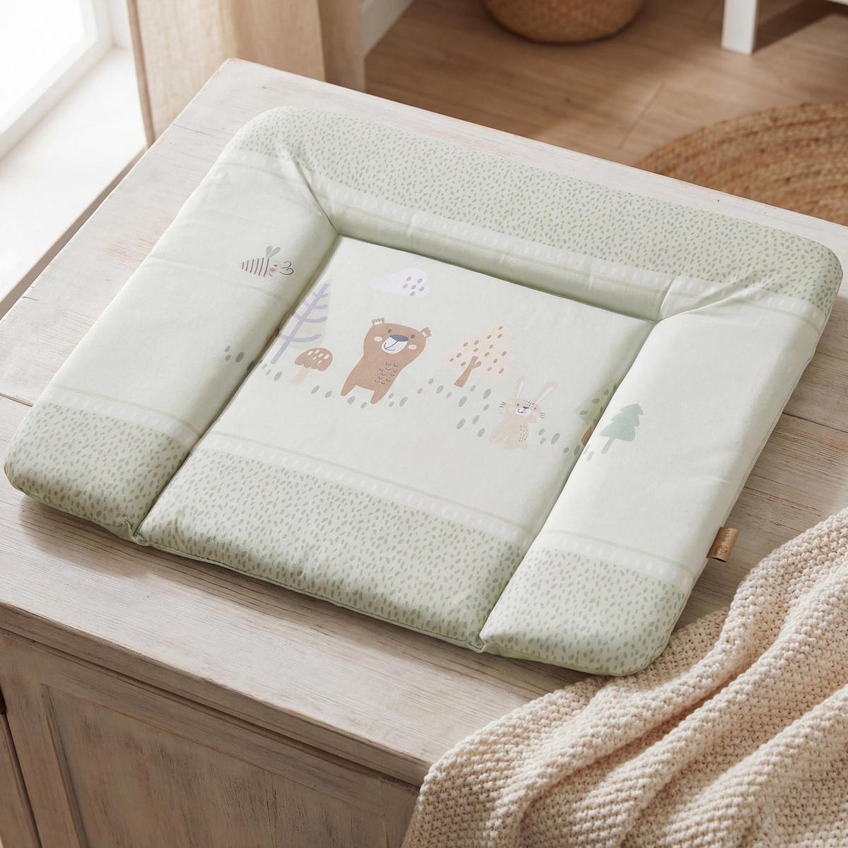 WICKELAUFLAGE Woodland Buddies - Grün, Textil (85/75cm) - Roba