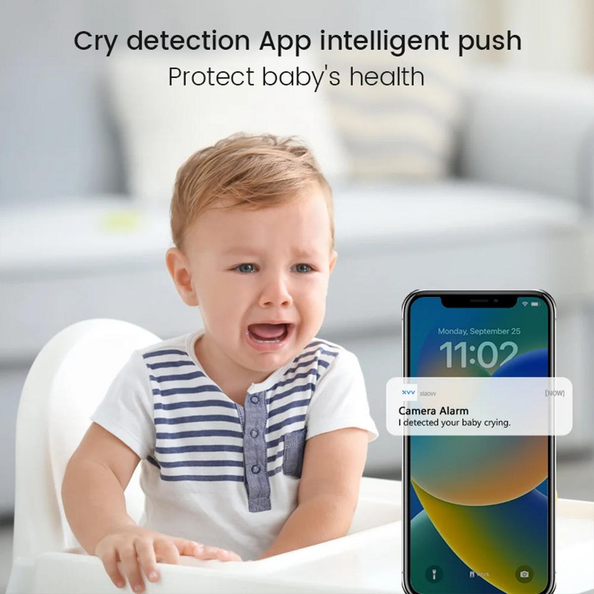 BABYPHONE 3MP Video Monitor, Weiß - Weiß, Kunststoff - Kaket