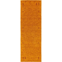 WOLLTEPPICH-LÄUFER Jamal Gelb 80x300 cm - Gelb, Textil (80/1cm) - KUNSTLOFT