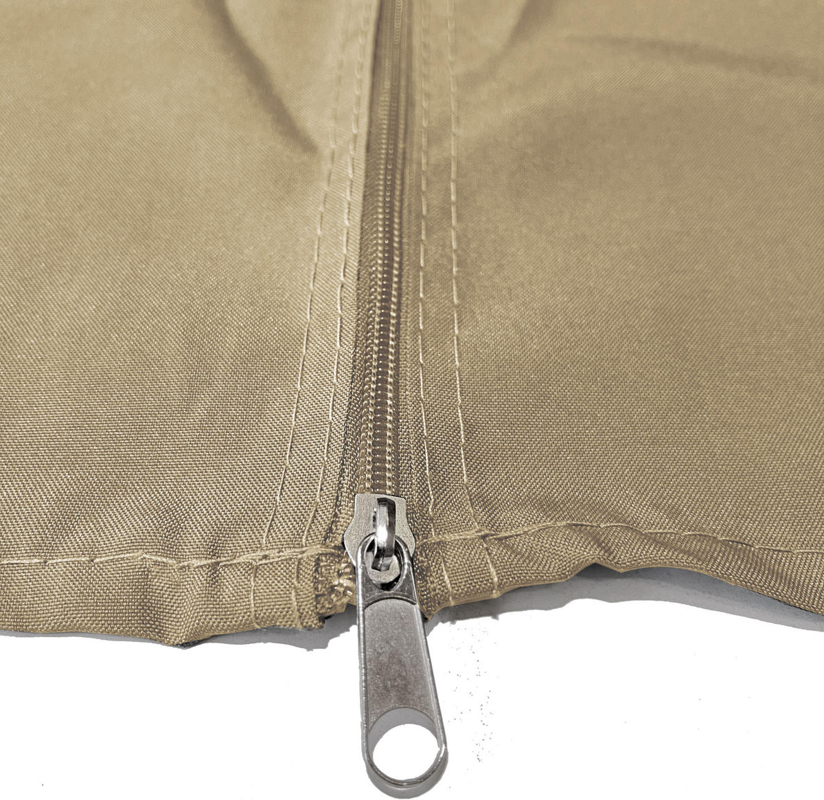 3 Seitenteile Anbaupergola Alu Optik 3x4m Sand - Beige, Textil (400/300cm) - QUICK STAR