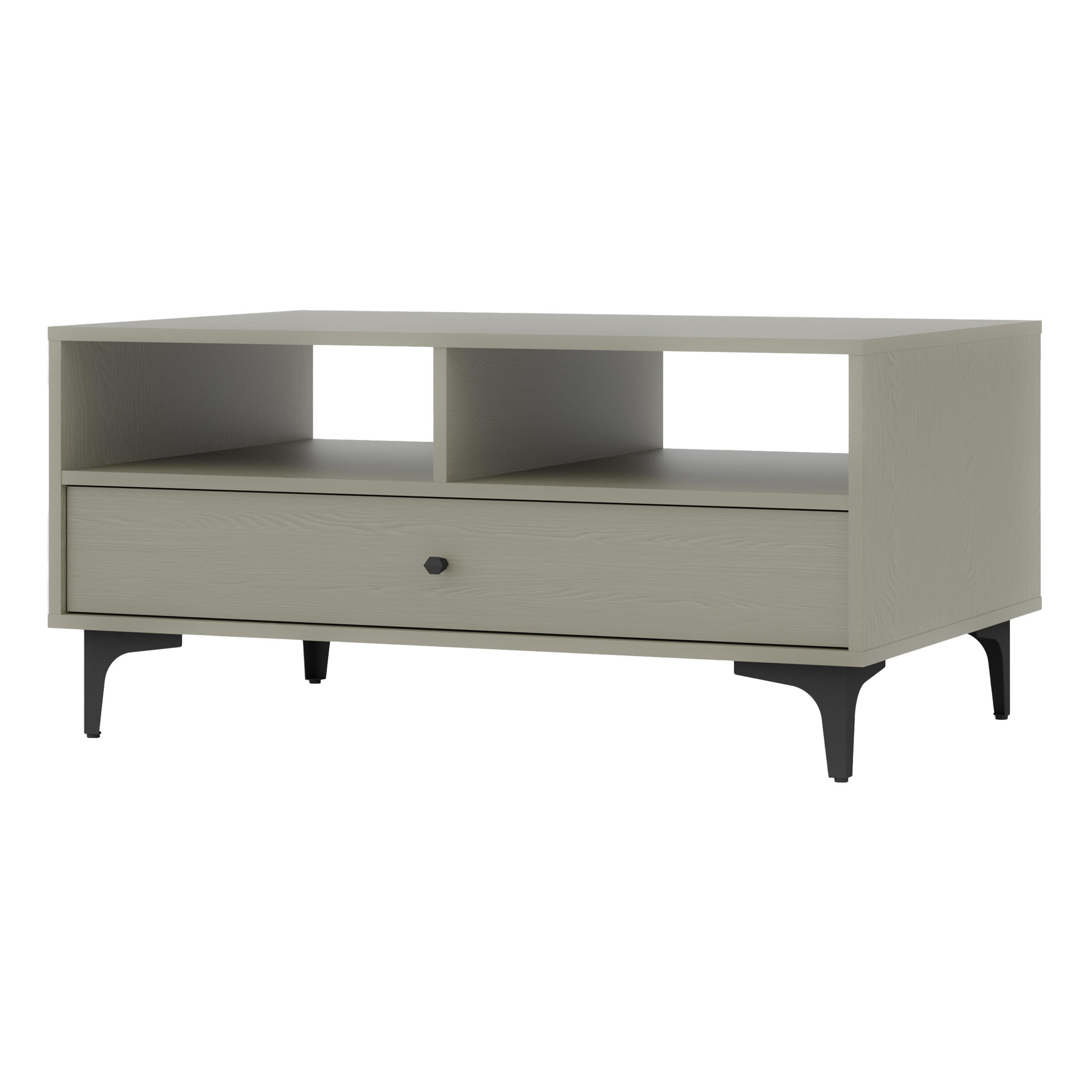 COUCHTISCH TORINO 100,2/48,5/65 cm Hellgrün - Hellgrün, Holzwerkstoff (65/100.2/48.5cm) - MASSENO