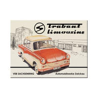 MAGNET 6/8 cm Trabant Limousine - Multicolor, Metall (8/6/0.1cm) - Nostalgic-Art