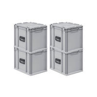EUROBOX 4x Nextgen Portable 335x30x40cm 30 Liter - Grau, Kunststoff (30/33.5/40cm) - PROREGAL