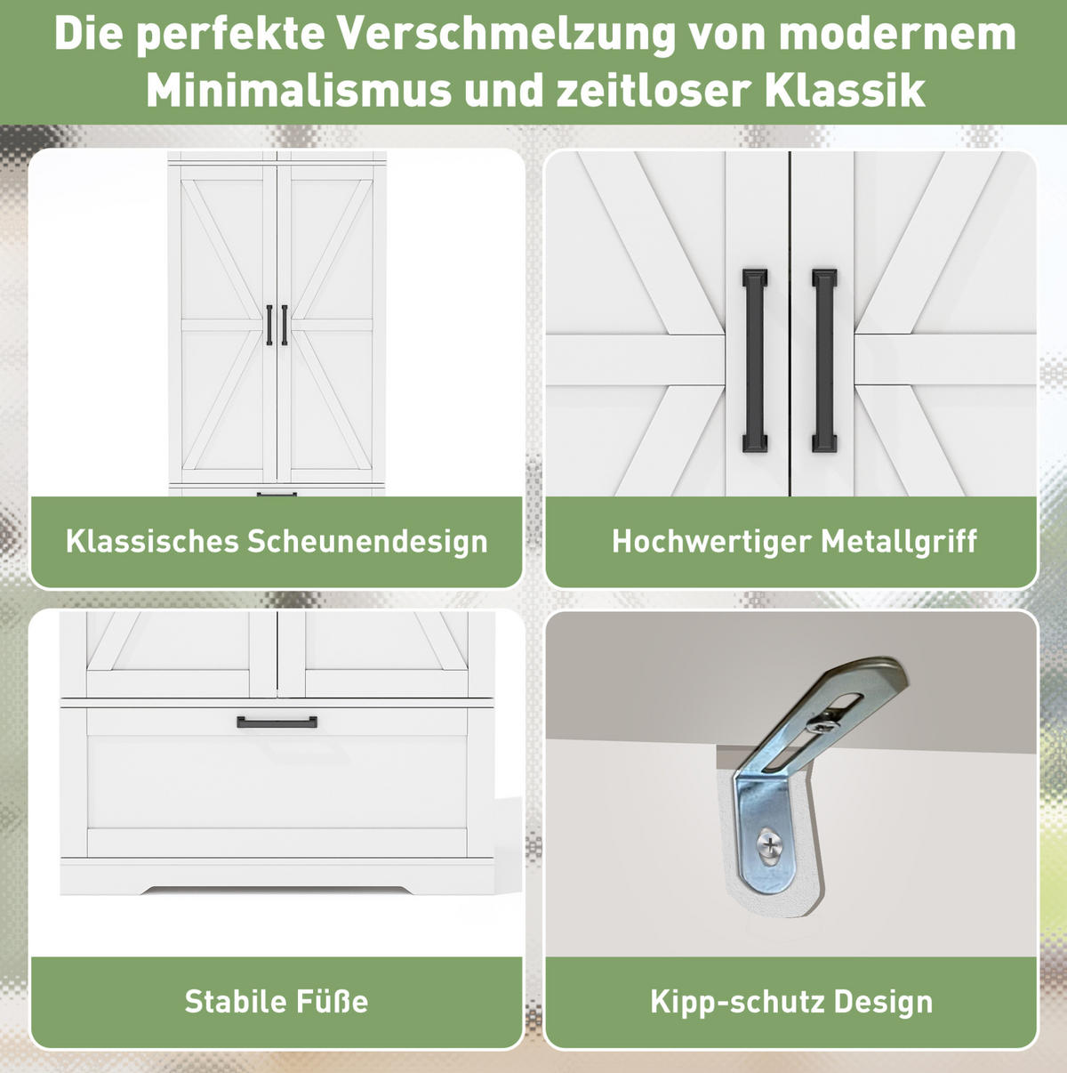 BUFFETSCHRANK 80/40/180 cm mit Schublade, Weinregal und verstellbaren Einlegeböden aus MDF, Weiß - Weiß, Holzwerkstoff (80/180/40cm) - Redom