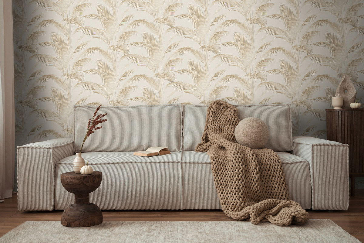 VLIESTAPETE Beige 53/1005 cm - Beige, Textil (53/1cm) - KUNSTLOFT