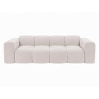 SOFA - 2 Personen - stoff - beige Caleso - Beige, Kunststoff/Textil (210/69.5/94cm) - Vente-Unique