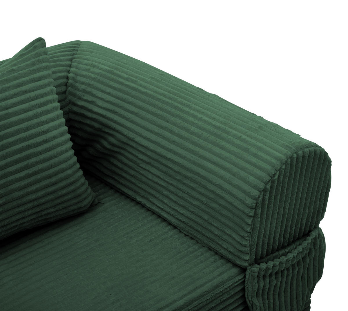 SCHLAFSOFA DE-35175 klappbar 2-in-1 Grün - Grün, Textil (85/65/120cm) - ComfortXL