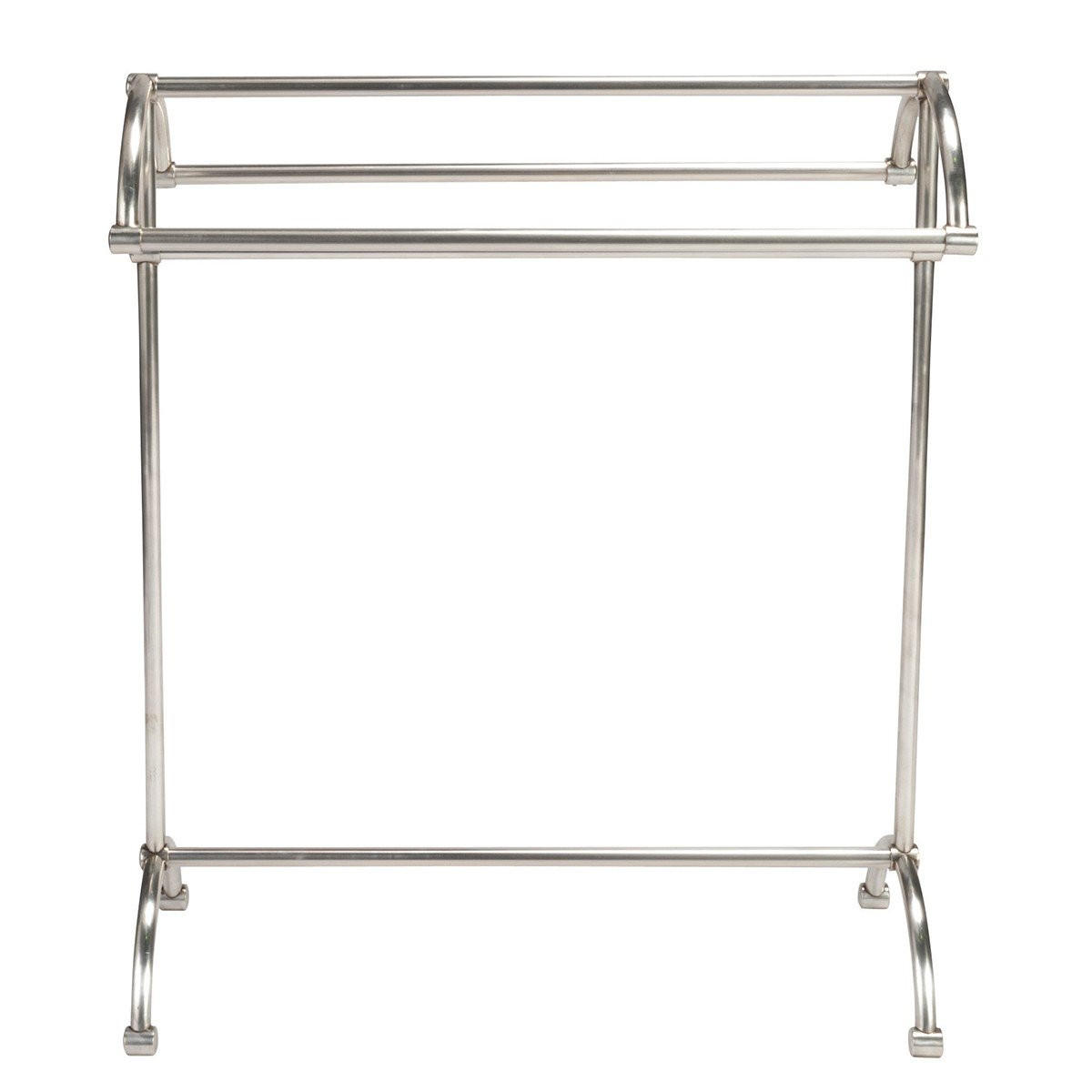 FRIST&Aring;ENDE handduksh&auml;ngare med 3 st&auml;nger Silverf&auml;rgad 71/28/86 cm