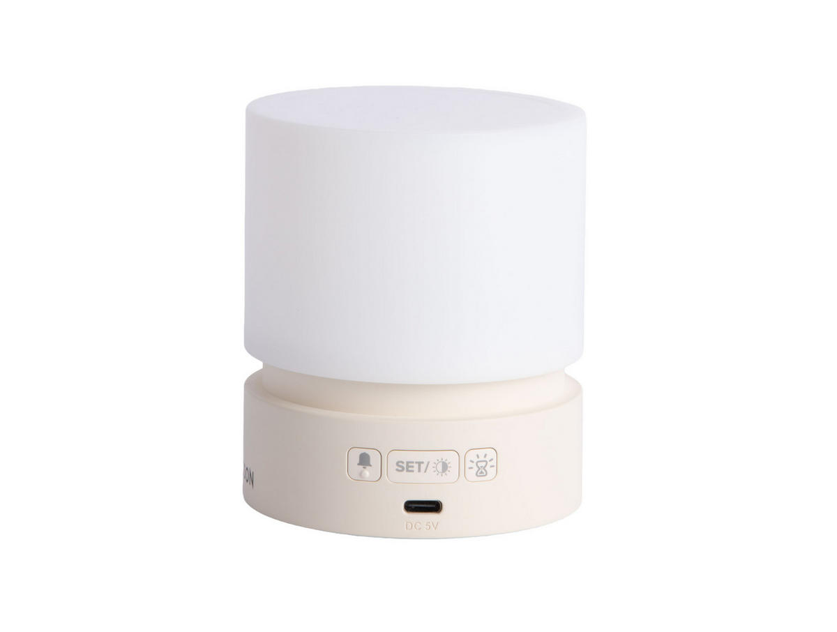 WECKER Pillar Light LED - Creme - 9,6 cm - Creme, Kunststoff (8.2/9/8.2cm) - Karlsson