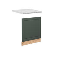 FRONTBLENDE Fame-Line Grün-Gold Landhaus 60 cm, AP Marmor - Honigeiche/Eiche Wotan, Holzwerkstoff (60/67.4/1.6cm) - Vicco