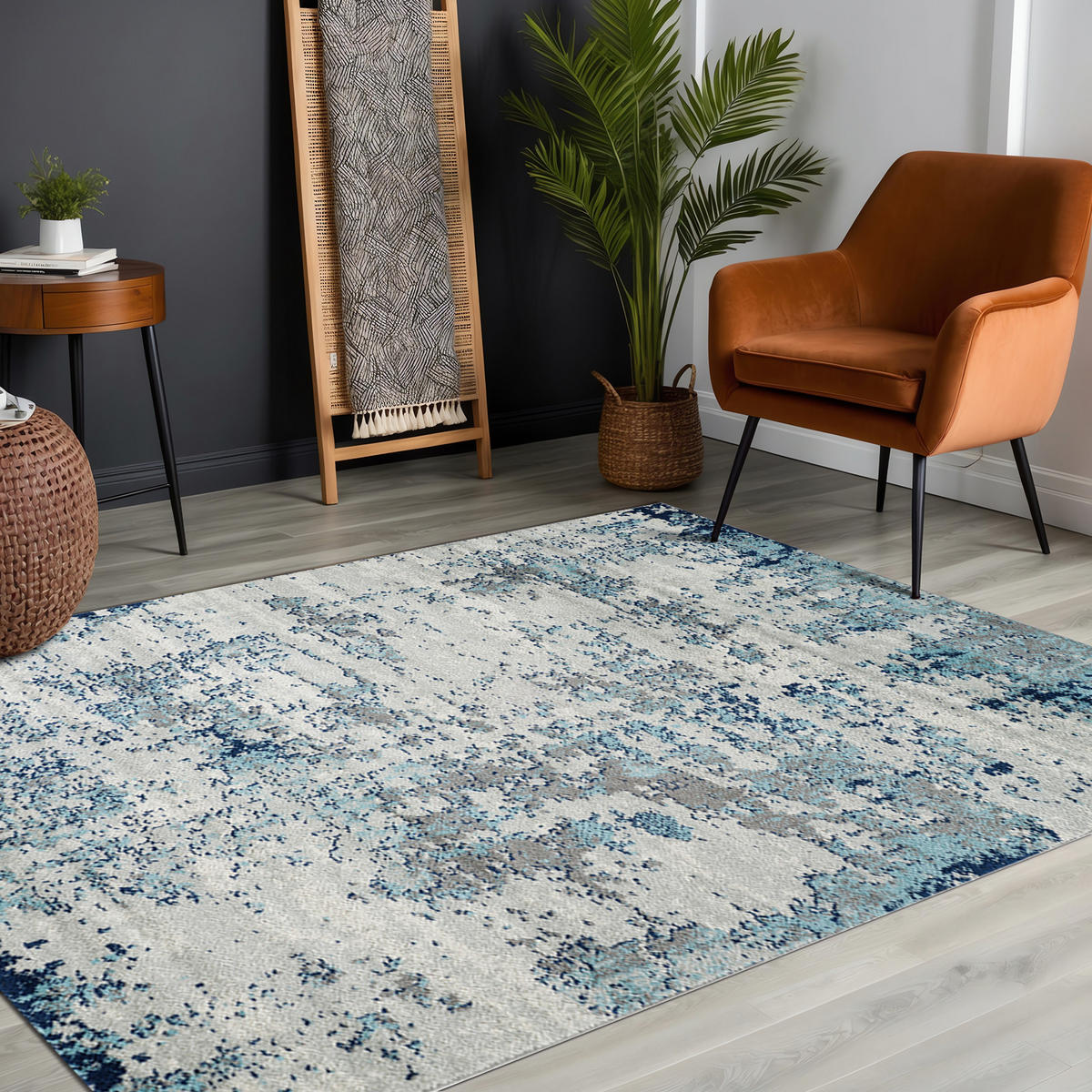 KURZFLORTEPPICH 200/275 cm Blau - Blau, Naturmaterialien/Textil (200/275cm) - LIVABLISS