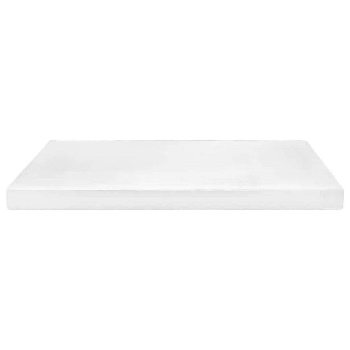 MATRATZE 100 X 200 CM 7 ZONEN PU SCHAUM 10 CM H2 H3 - Weiß, Kunststoff (100/200cm) - vidaXL