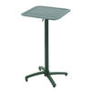 HOCHTISCH 60 x 60 cm, Dunkelgrünen - Grün, Metall (60/60/108cm) - Oviala