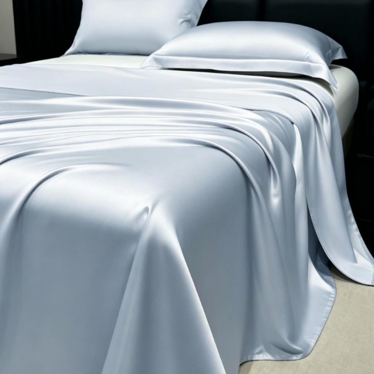 BETTWÄSCHE,BLAU, Eisseidenstoff, 230 x 160 cm - Blau, Textil (160/230cm) - Authentics