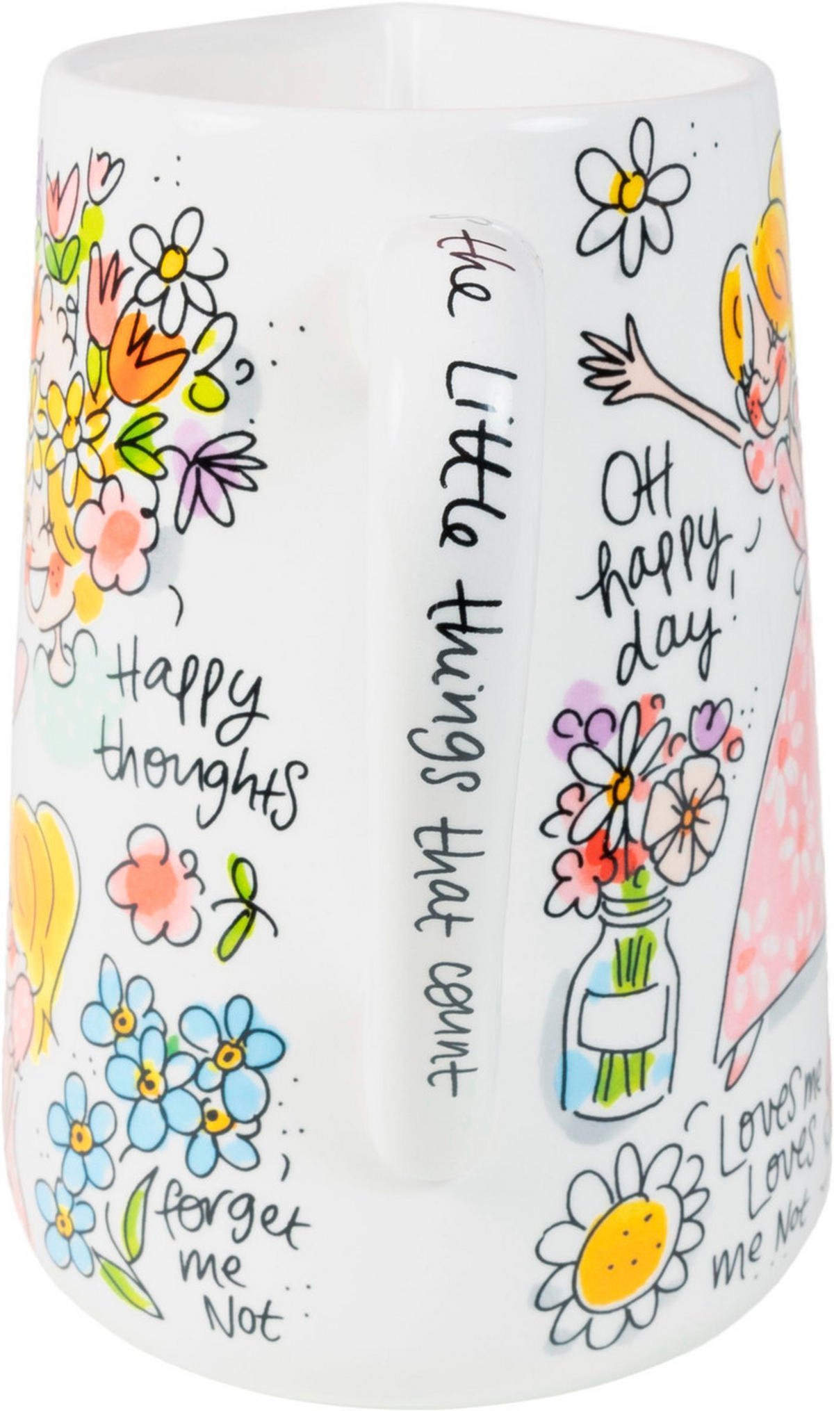 SAFTKANNE Kleine Dinge in Bunt - 1000 ml - Multicolor, Keramik (1L) - Blond Amsterdam