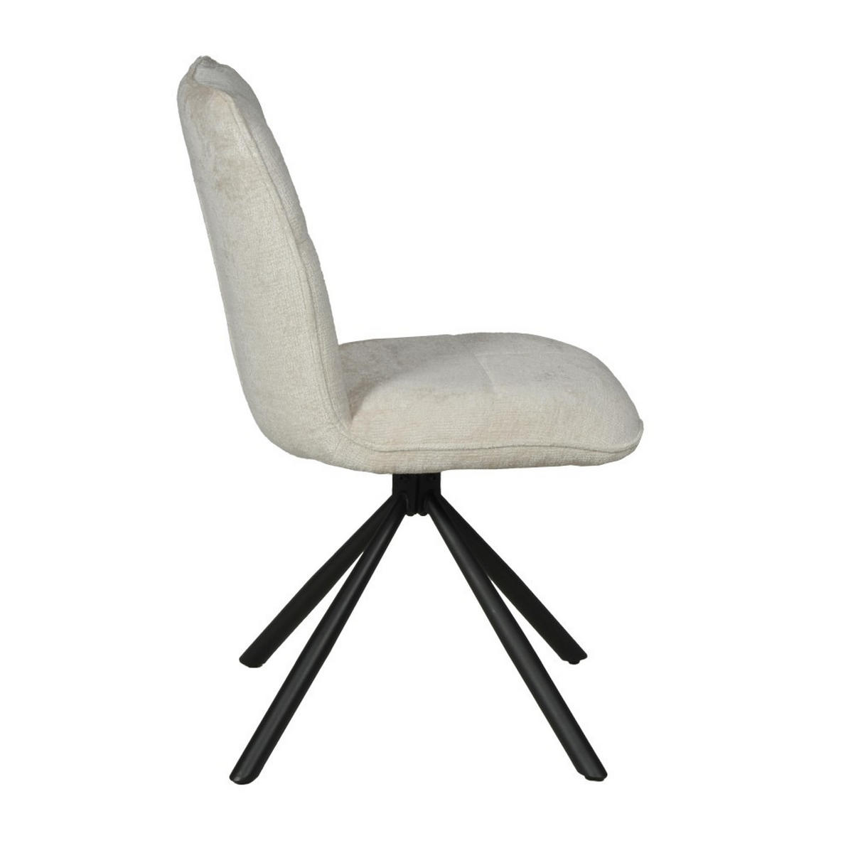 STÜHL/ CORTINA - Beige - Beige, Metall (47/87.5/58cm) - Weber Industries