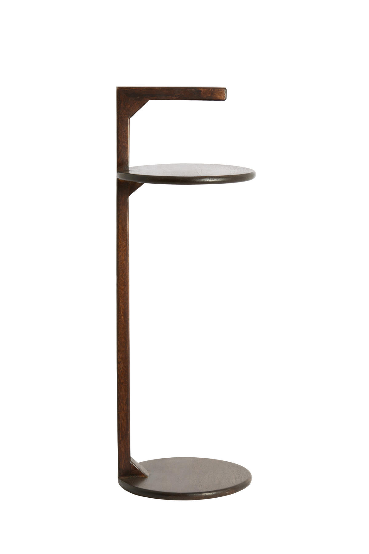 BEISTELLTISCH Delmino Braun 26/26/77 cm - Braun, Holz (26/26/77cm) - Light & Living