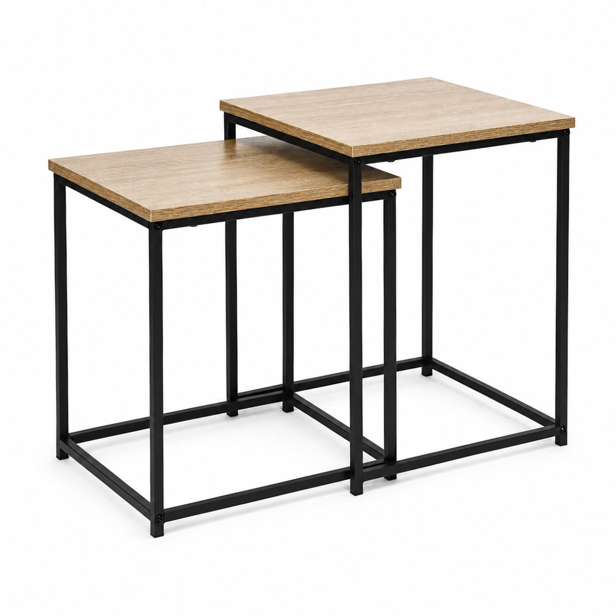 Mat-Haus Beistelltisch Eiche 40x50.5x40 cm