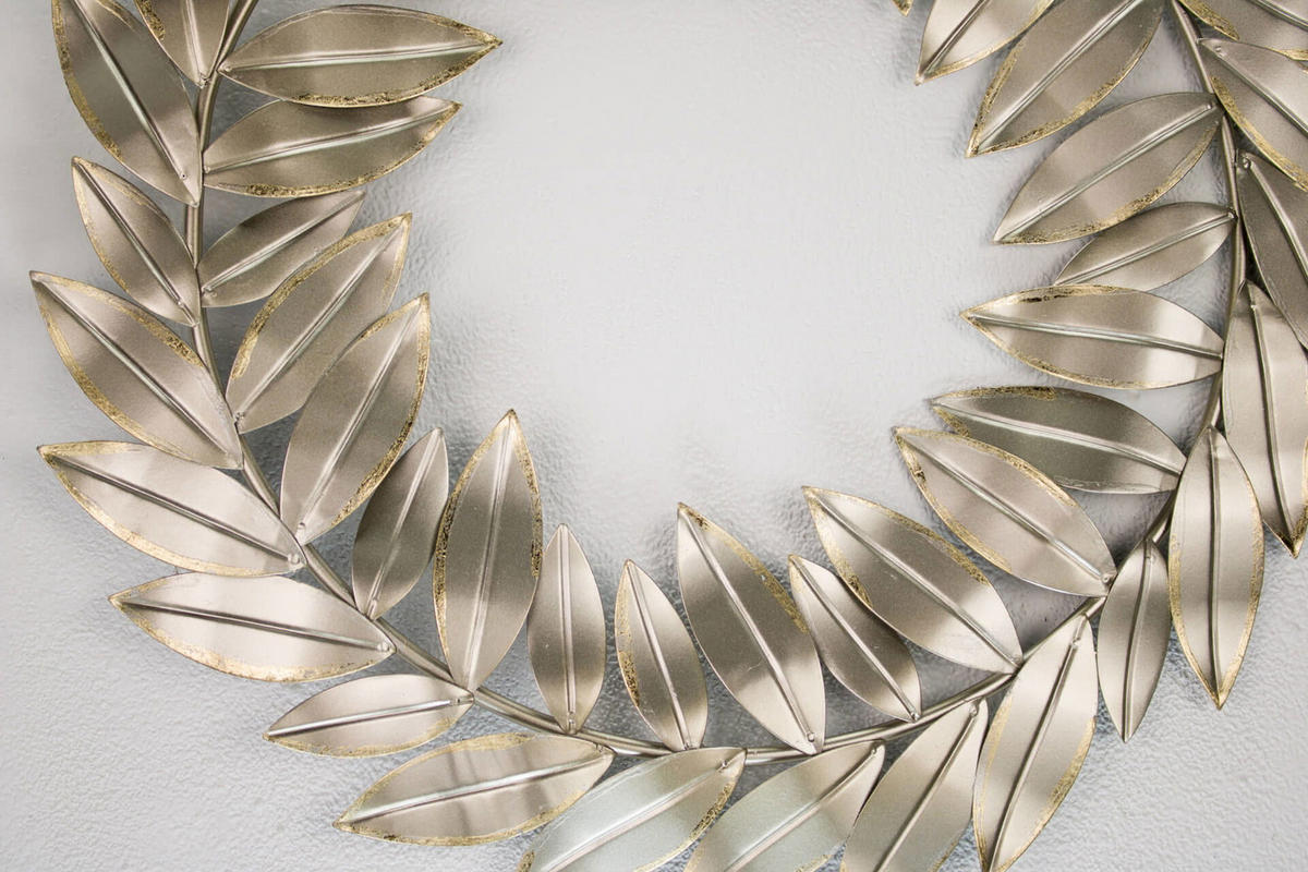 WANDDEKO Gold 59/59 cm - Goldfarben, Metall (1/59/3cm) - KUNSTLOFT