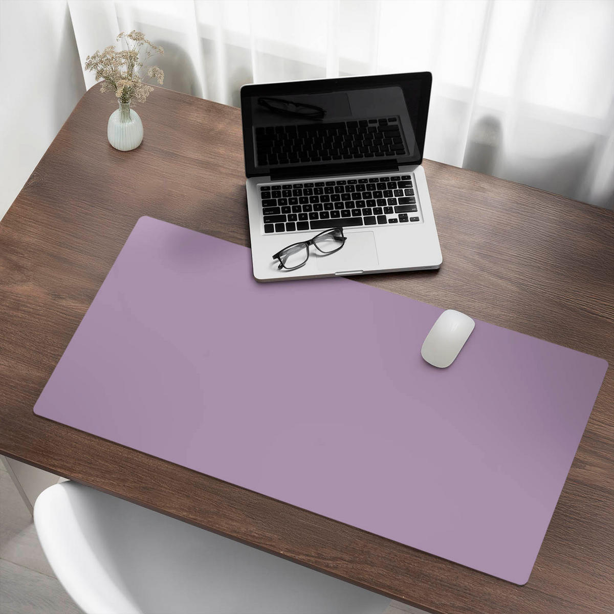 SCHREIBTISCHUNTERLAGE 100x50 cm Violett - Violett, Kunststoff (100/50/1.6cm) - Wallfluent