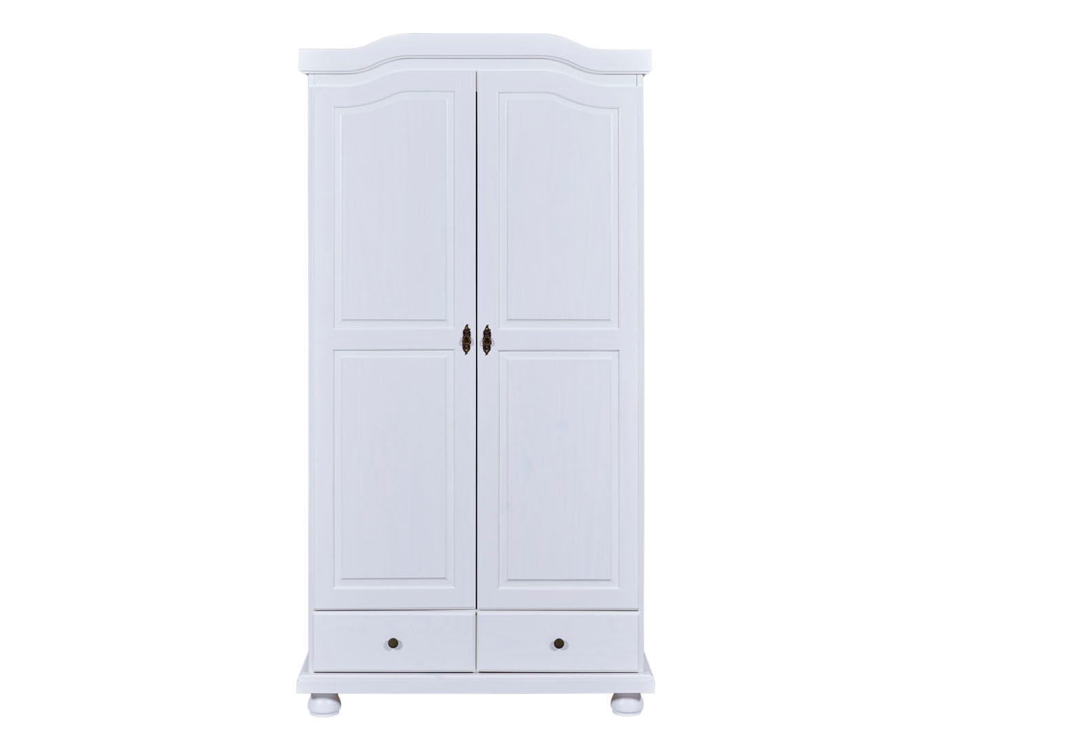 KLEIDERSCHRANK weiß - Weiß, Holzwerkstoff (104/198/56cm) - ebuy24