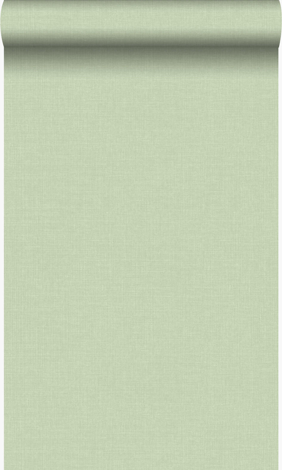 TAPETE feine Struktur 53 cm x 10.05 m - Grün, Papier (53/1000cm) - Origin Wallcoverings