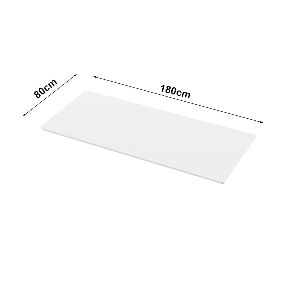 DESKA STOLU Kirkkonummi - bílá, kompozitní dřevo (180/80/1.5cm) - pro.tec