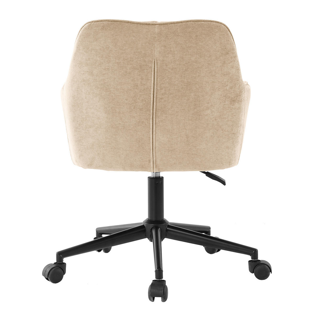 BÜROSTUHL - Beige, Textil/Metall (59/81/62cm) - home24