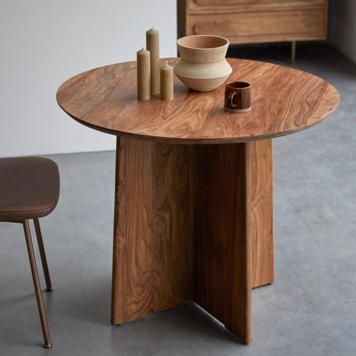 TISCH Anja Braun aus Palisander - Braun, Holz (91/91/76cm) - Tikamoon