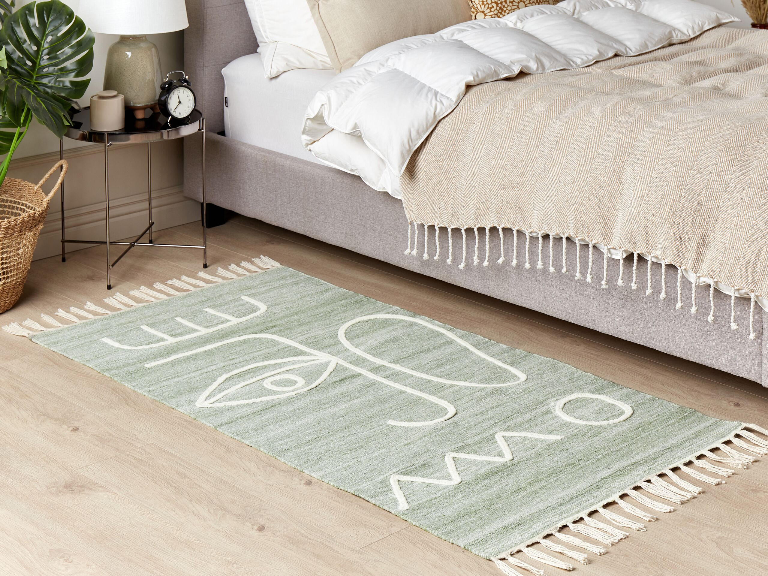OUTDOOR-TEPPICH Yavu 150/80 cm - Grün, Kunststoff (80/150cm) - Beliani