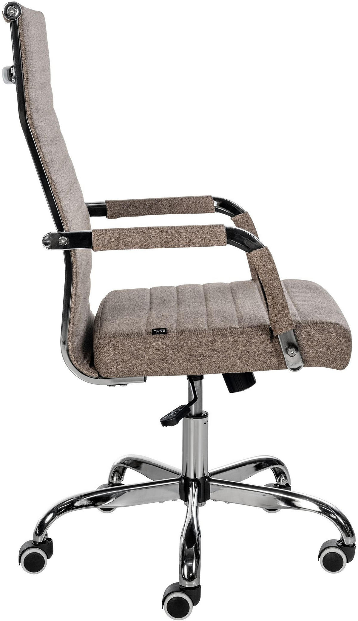 DREHSTUHL Stoff taupe - Taupe, Textil/Metall (51/98/63cm) - CLP