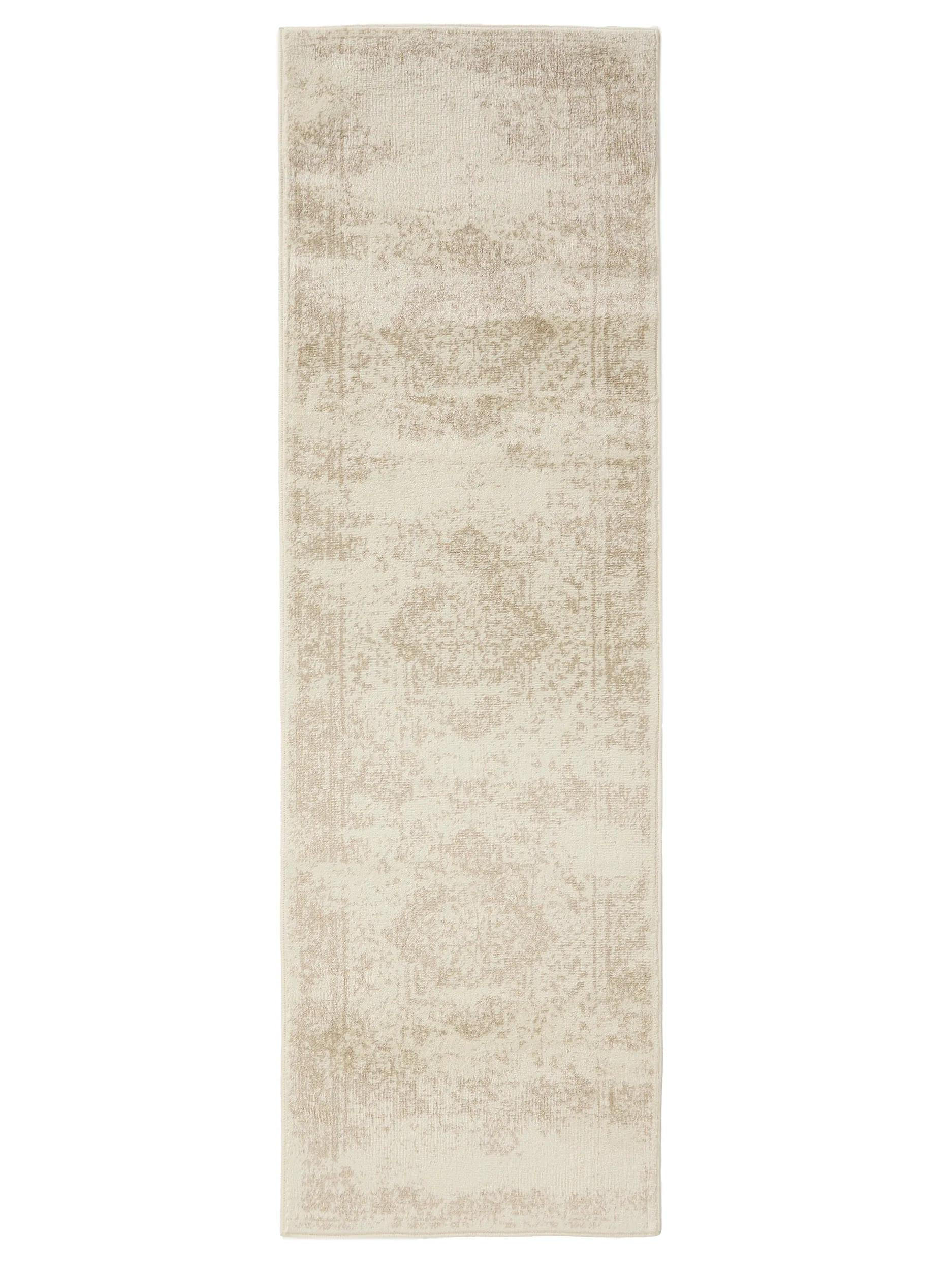 VINTAGE-LÄUFER Suki 80/240 cm - Beige/Creme, Kunststoff (80/240cm) - benuta